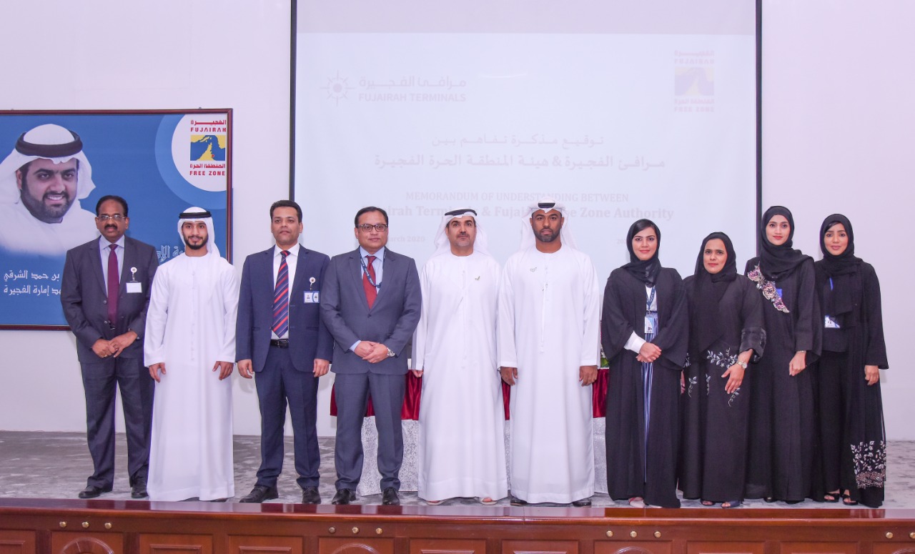 Fujairah Terminals and Fujairah Free Zone sign MoU