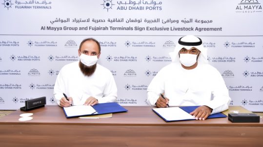 Fujairah Terminals and Al Mayya Group LLC Sign Exclusive Livestock Agreement